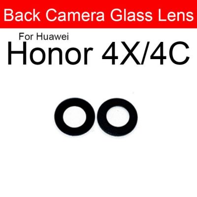 【❉HOT SALE❉】 nang20403736363 กล้องด้านหลังเลนส์กระจกสำหรับ Huawei Honor 4x 4c 4a 5a 5c 5X6 6a 6c Pro 6X6 Plus เลนส์กระจกกล้องสติกเกอร์เลนส์แก้วซ่อม