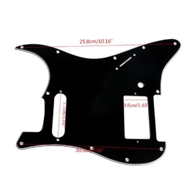 3 Ply Black Guitar Pickguard For Fender Stratocaster HS Single Strat Humbucker Pickguard Scratch Plate Guitar Accessories Guitar Bass Accessories