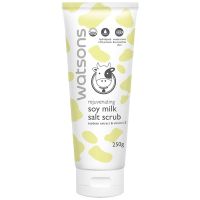 [Mega Sale] Free delivery จัดส่งฟรี Watson Rejuvenating Soy Milk Salt Scrub 250g. Cash on delivery เก็บเงินปลายทาง