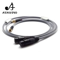 One pair Hifi 2 RCA Male to 2 XLR Female Audio Cable High Quality Dual RCA to Dual XLR Cable