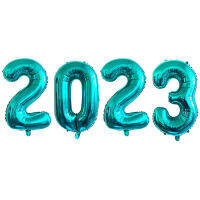 4ชิ้น16นิ้วตัวเลข2023ลูกโป่งฟอยล์สุขสันต์วันคริสต์มาสเฉลิมฉลองสวัสดีปีใหม่2023ตัวเลขลูกโป่งตกแต่ง