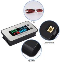 Special Offers DC 7-100V Voltmeterlithium Lead-Acid Lifepo4 Battery Capacity Voltage Temperature Meter Tester Indicator Color IPX7 Waterproof