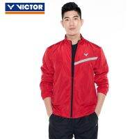 Victor Sport Jersey แจ็คเก็ตเสื้อผ้ากีฬาชุดกีฬาแบดมินตันแขนยาวสำหรับผู้ชายผู้หญิง Hoodies J-85606 Winter