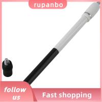 RUPANBO039392692สีขาวที่หมุนปากกาสีดำ PC ไม่ลื่นเคลือบสำนักงานปากกาปั่นกลาง