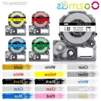 ♞■▬ 6/9/12mm SS12KW Label Tape Compatible Epson Label Tape SS9KW SS6KW SC12YW SC9YW For Epson Kingjim Label Maker LW-300 LW-400 500