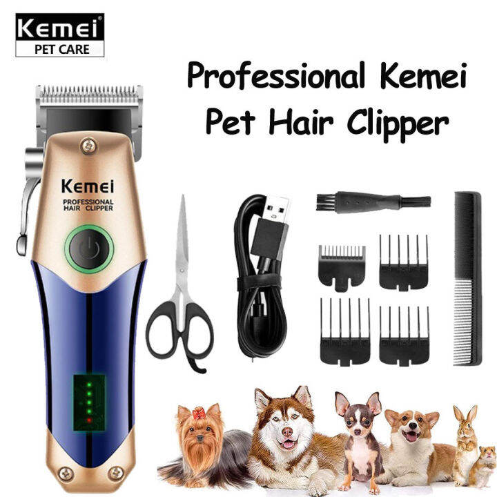 Kemei KM-2620 Pet Razor Professional Dog Grooming Kit Pet Cat Hair ...