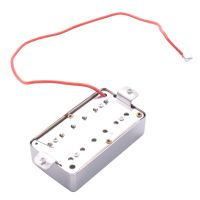 Set of 2 Electric Guitar Humbucker Pickup Neck Bridge Pickups for LP Guitar Accessories Chrome