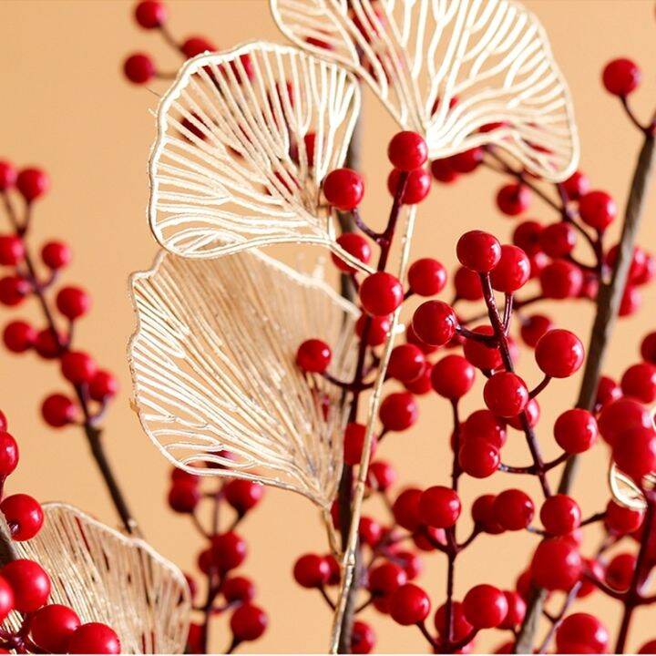 1pcs-red-berry-branch-fortune-fruit-artificial-flower-diy-christmas-wedding-table-decoration-valentines-day-gifts