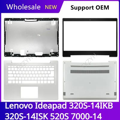 For Lenovo Ideapad 320S-14 320S-14IKB 320S-14ISK LCD back cover Front Bezel Hinges Palmrest Bottom Case A B C D Shell