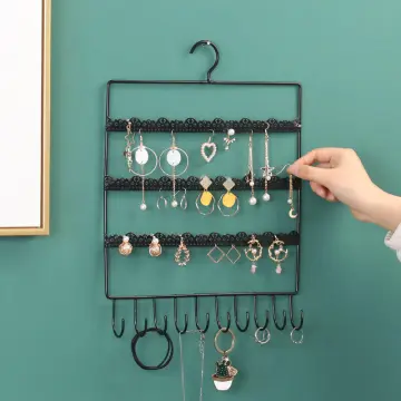 Wall mounted store jewellery holder