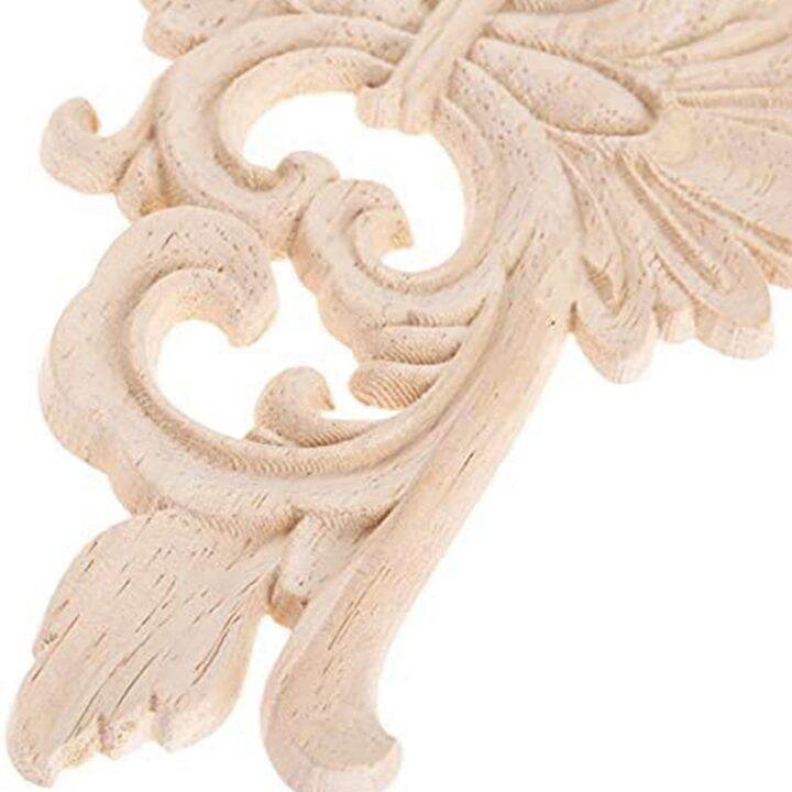 4pcs-carved-furniture-appliques-onlays-wooden-decal-corner-frame-decorative-for-cabinet-dresser-bed