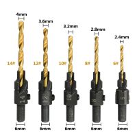 Xcan สว่านงานไม้ Hex Shank 2ขลุ่ยช่างไม้ดอกสว่านชุดบิตเจาะซิงค์เคาน์เตอร์สำหรับสกรูไม้ดอกสว่านเปิดรู