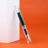 Eyedropef ปากกาของแท้เขียนปากกาหมึกของขวัญสำหรับใช้ในออฟฟิซโรงเรียนมาจอร์นปากกาหมึกซึม C1มีกล่องแบบใส