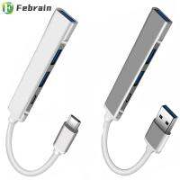 FEBRAIN การถ่ายโอนข้อมูล อะแดปเตอร์ OTG ตัวแยก สถานีท่าเรือ Type-C ฮับ USB C ตัวขยาย USB 3.0