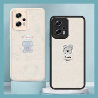 Phone lens protection couple Phone Case For Xiaomi Redmi Note11T Pro 5G/Note11t PRO Plus simple soft shell texture cute