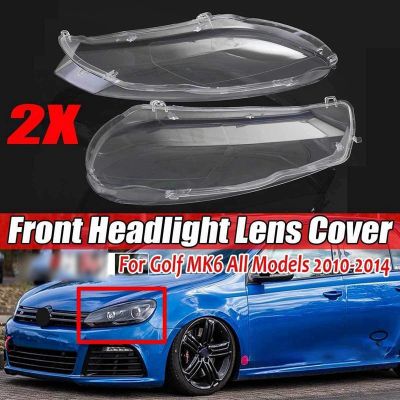 Clear Light Cover Headlight Cover Headlight Lens Cover Dust Cover Auto for VW Golf 6 MK6 GTI R 2010-2014