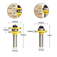 3 ฟัน T ประเภทมีดเดือยและมีดเดือยฟันเหลี่ยม 1214 เครื่องกัดงานไม้ ขายส่ง