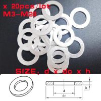 20 Buah M3-M26 Mesin Cuci Aluminium Paking Mesin Cuci Logam Datar Steker Paking Minyak Penyegelan Cincin Gasket Pengikat 10x14x1mm