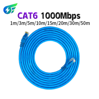 สายเเลน ที่ดีที่สุด Cat6 Lan Cable 1m-50m  ระดับกิ๊กกะบิต Outdoor สำเร็จรูป พร้อมใช้งาน Router RJ45 Network Cable