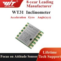 WitMotion WT31N AHRS เครื่องวัดความโน้มเอียงแบบดิจิตอลโมดูล 3 แกน เซ็นเซอร์เร่งความเร็ว 3 แกน การวัดมุม 2 แกน 3.3-5V AHRS IMU