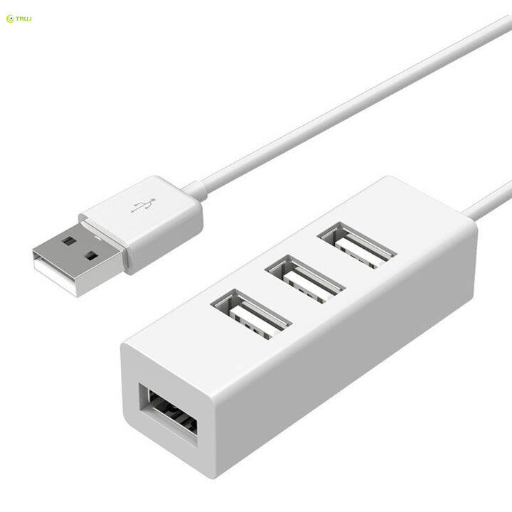 usb-ฮาร์ดไดรฟ์สี่พอร์ตตัวรองรับฮับ4พอร์ตที่ใช้สำหรับอุปกรณ์-usb-รองรับซอฟต์แวร์วิดีโอหลายรายการ