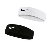 Nike Collection ผ้ารัดศีรษะ ผ้ารัดผม สำหรับออกกำลังกาย ไนกี้ Elite Headbands N.100.6699.010 BK / N.100.6699.101 WH (600)