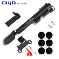 GIYO Mini Hand Pump SchraderPresta MTB Road Bicycle Pump With Gauge Cycling Air Inflator Tire Pump For Bike Hose Bicycle Pumps