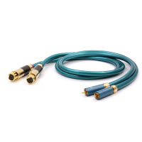 คู่ Ortofon ไฮไฟ XLR หญิงอาร์ซีเอชายเคเบิ้ลความบริสุทธิ์สูง OCC ไฮไฟ2อาร์ซีเอถึง2 Xlr เคเบิ้ล