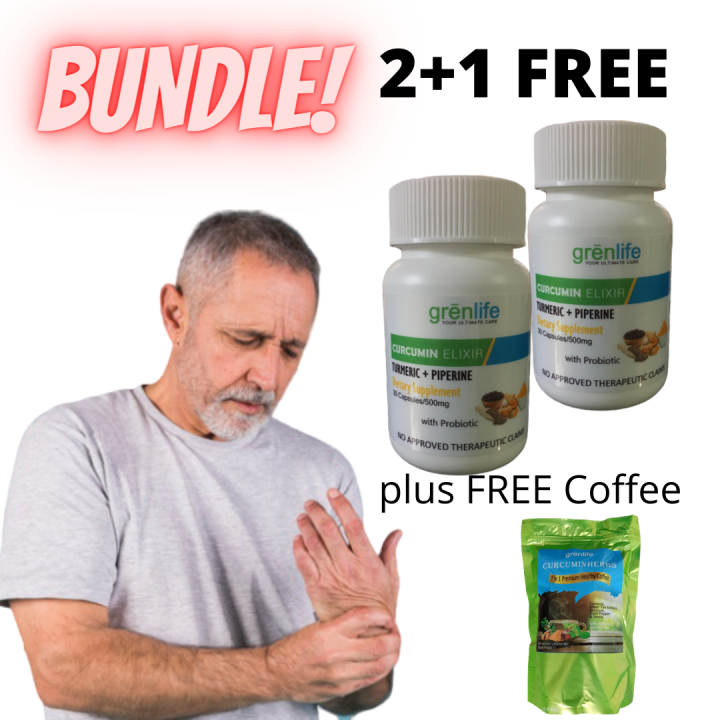 Grenlife Curcumin Elixir / Turmeric Natural Antiinflammatory