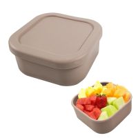 Silicone Bento Box Adult Lunch Box Bento Containers Food Storage Box Container With Lid For School Work Travel Daycare