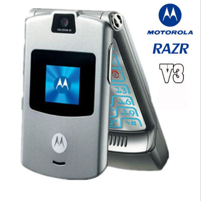 Motorola V3 3G เครื่องแท้100% มือถือฝาพับ โมโตโรล่า จอสี