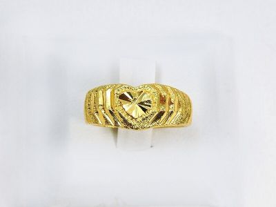 apata jewelry แหวนชุบทอง ทองไมครอน ทองปลอมไม่ลอก หัวใจ5ชั้น 2 สลึง งานชุบทองแท้ เศษทองแท้เยาวราช ไม่ลอกไม่ดำ งานคุณภาพโดยช่างทอง