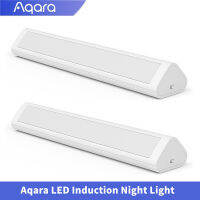 Aqara Induction LED Night Light การติดตั้งแม่เหล็กพร้อมเซ็นเซอร์วัดแสงร่างกายมนุษย์2ระดับความสว่าง8เดือนเวลาสแตนด์บาย