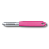 Victorinox มีดครัว/ที่ปลอกเปลือก Kitchen Knives - Potato Peeler With Serrated Edge, Pink (7.6077.5)