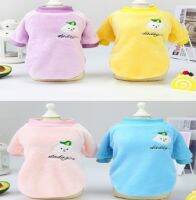 10pclot Big sale Cartoon Pet dog puppy coat clothes jacket Jumpsuit jumpers Hoodie S-XXL LS04