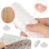 100Pcs Self-Adhesive Clear Rubber Feet Bumpons Noise Dampening Buffer Pads Drawers Picture Frames Cupboard Door Stop Bumpers Decorative Door Stops