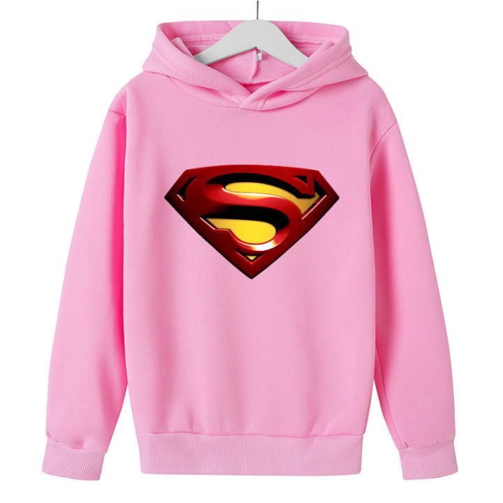 Super Mans Boys Hoodies หญิงแขนยาว Hooded เสื้อกันหนาว2021ใหม่เสื้อแขนยาวการ์ตูนแจ็คเก็ตทรงหลวมเด็กเสื้อผ้าฤดูใบไม้ผลิ Casual แฟชั่นเสื้อกีฬา