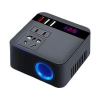 Car Charger Inverter Portable Power Adapter 12V 24V to 220V Car Supplies Energy Saving Outlet for Charging Laptops Tablets Phones Computers cool