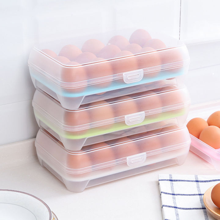 15ถาดอบอาหารกรอบพร้อมช่องพลาสติกหลายชั้นกล่องตู้เย็นครัวไข่