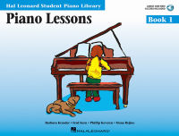 หนังสือเปียโน Hal Leonard Student Piano Library Lessons (Book &amp; Audio) Book 1