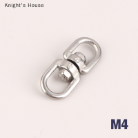 Knights House 1ชิ้น M4 M5 M6 M8หมุนอเนกประสงค์8รูปทรงปลดล็อคห่วงโซ่ล็อคห่วงโซ่เชื่อมต่อหัวเข็มขัด304สแตนเลส