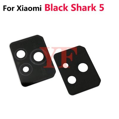 ‘；【。- 2PCS For  Black Shark 2 3 3S 4 4S 5 RS Pro Rear Back Camera Glass Lens Cover With Adhesive Sticker 1Pcs
