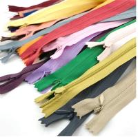 50cm Long Invisible Zippers Purple Orange Green Black DIY Nylon Coil Zipper For Sewing Clothes Door Hardware Locks Fabric Material