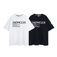 Monclerosse เสื้อยืดแขนแขนสั้นคอกลมแฟชั่นของผู้ชาย,เสื้อครึ่งแขนพิมพ์ลายเทรนด์วัยรุ่นใหม่ฤดูร้อน2023