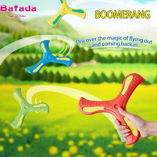 Bafada boomerang bay nhẹ eva đồ chơi trẻ em boomerang tương tác đồ chơi - ảnh sản phẩm 1