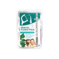 Dentiste’ Dental Floss Pick ไหมขัดฟันพร้อมด้ามจับ ทำความสะอาดซอกฟัน กลิ่นมิ้นต์ 40 ชิ้น