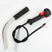 Brushcutter Tube Handle Switch พร้อมสายทริกเกอร์คันเร่งสำหรับ Stihl Strimmer Trimmer Brush Cutter