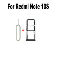 ต้นฉบับใหม่สำหรับ Xiaomi Redmi หมายเหตุ 10S ซิมการ์ดที่ใส่ถาดสล็อตซ็อกเก็ตอะแดปเตอร์ Connector อะไหล่ซ่อม-JSKB MALL