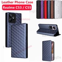 เคสโทรศัพท์หนังสุดหรูฝาพับสำหรับ Realme C53 C55 C53Nfc Nfc C55Nfc C 53 C 55 RealmeC53 RealmeC55 Narzo N53และ53 2023ที่วางขาตั้งเคสด้านหลังกันกระแทก