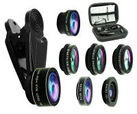 ﹍▽ TOKOHANSUN HD 7in1 กล้องโทรศัพท์เลนส์ 4K Wide Macro Lens Portrait Super Fisheye Lens CPL Filter for iPhone 7 8 Samsung smartphone